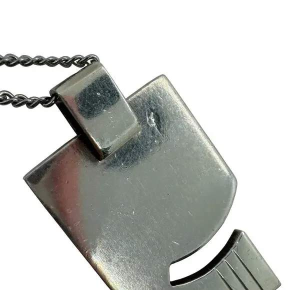 Gucci Gemini Sterling Silver Plate Necklace - Picture 8 of 8